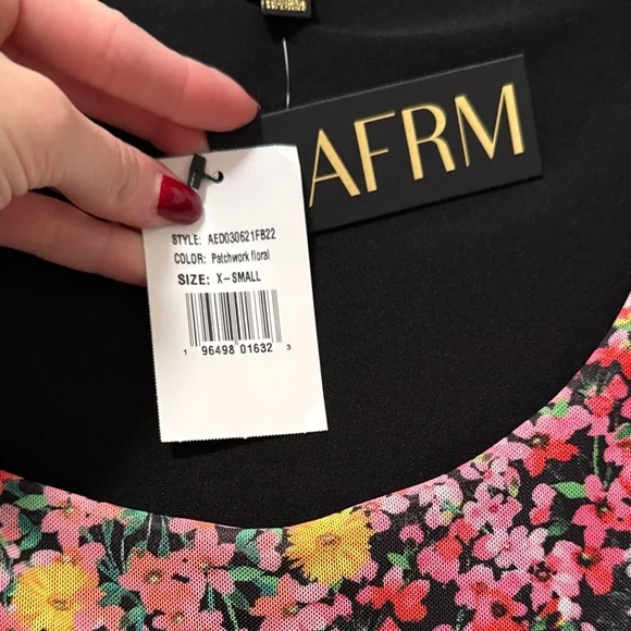 AFRM Multicolor Floral Long Sleeve Dress - Picture 2 of 2